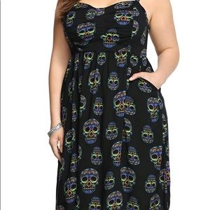 NWT Torrid Skull Print Sundress with Pockets